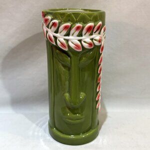 BarConic Products Green Ceramic Tiki Mug